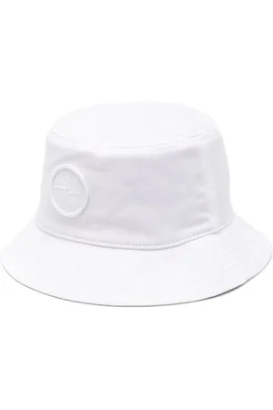 Stone Island Logo-patch cotton bucket hat