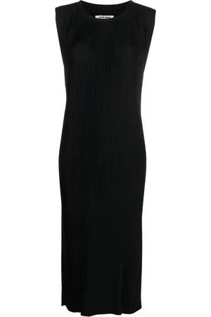 HENRIK VIBSKOV Pull pliss??-crepe midi dress