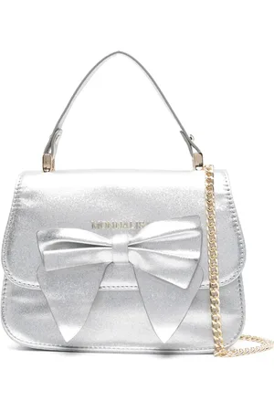 MONNALISA Bow-detail metallic bag
