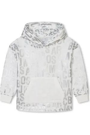 Marc Jacobs Metallic-logo cotton hoodie