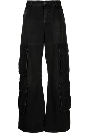 Diesel High-rise cargo jeans