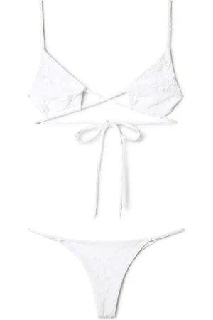 OFF-WHITE Tattoo jacquard bikini set