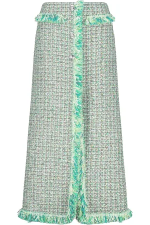 Giambattista Valli Tweed midi skirt