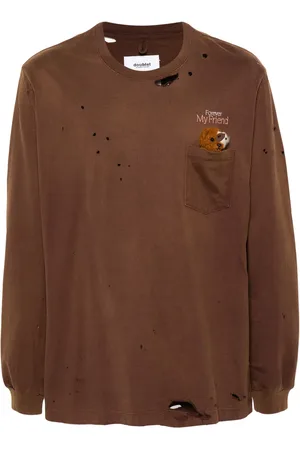 DOUBLET Bear-appliqu?? cotton sweatshirt