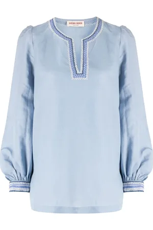 EMPORIO Vera embroidered blouse