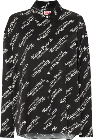 Kenzo Logo-print twill shirt