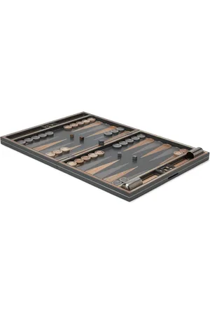 Brunello Cucinelli Wood backgammon set (9.5cm x 36cm)