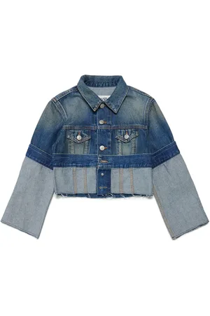 Maison Margiela Re-cut shaded denim jacket