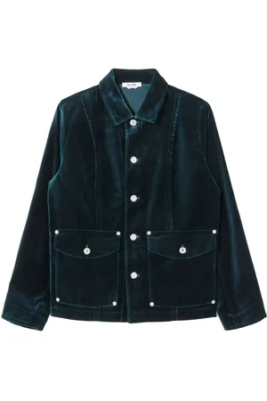 RE/DONE Seam-detail velvet-finish jacket