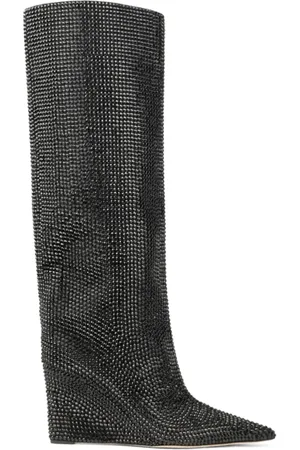 Jimmy Choo 85mm Blake crystal-embellished boots