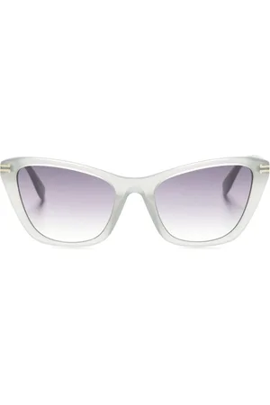 Marc Jacobs Logo-engraved wayfarer-frame sunglasses
