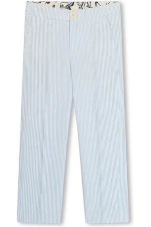 Kenzo Striped straight-leg trousers