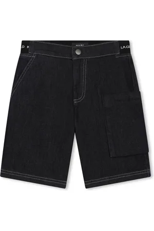 Karl Lagerfeld Straight-leg denim shorts