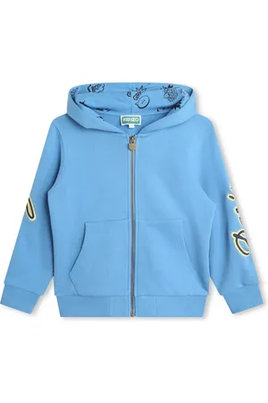 Kenzo Logo-appliqué cotton hoodie