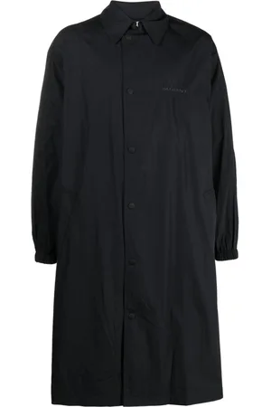 Isabel Marant Balthazar logo-embroidered raincoat