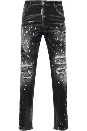 Dsquared2 Skater distressed straight-leg jeans