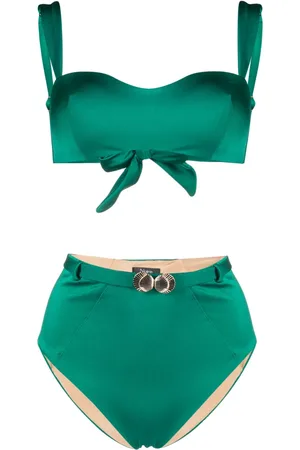 Noire Swimwear Seashell-charm bikini set