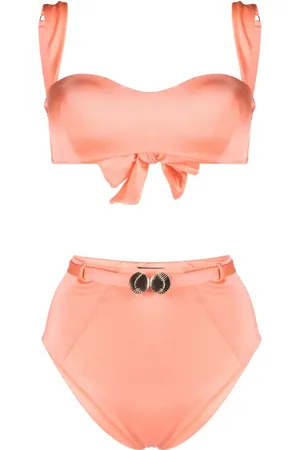 Noire Swimwear Seashell-charm bikini set