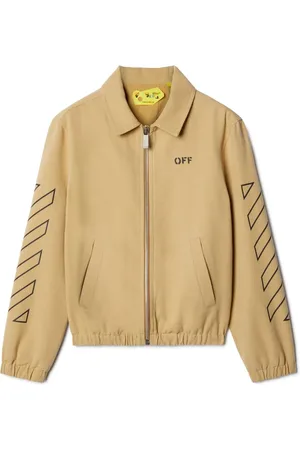 OFF-WHITE Arrow-print cotton jacket