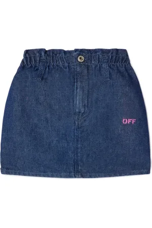 OFF-WHITE Off Stamp denim miniskirt