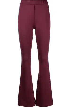 Izzue Side-stripe flared leggings
