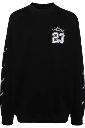 OFF-WHITE 23 Logo Skate cotton sweatshirt