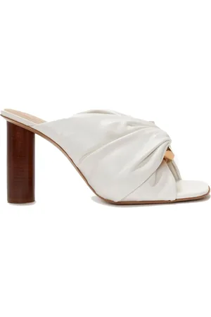 J.W.Anderson Corner gathered leather mules