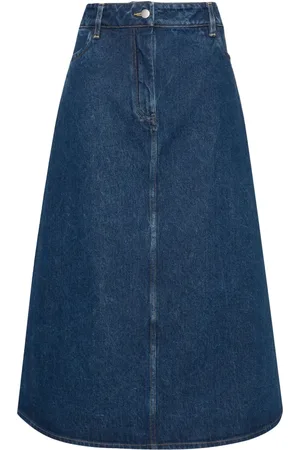 STUDIO NICHOLSON Baringo denim midi skirt
