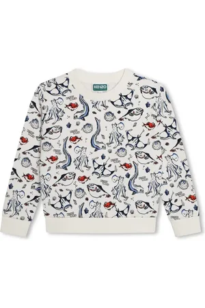 Kenzo Graphic-print cotton sweatshirt