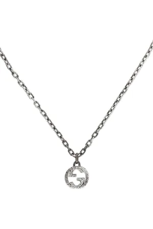 Gucci Sterling Interlocking G necklace