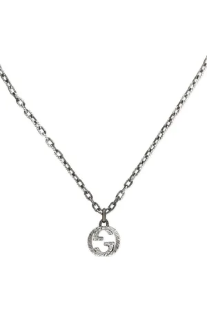 Gucci Sterling Interlocking G necklace