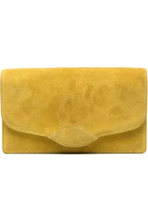 Pale yellow clutch outlet bag