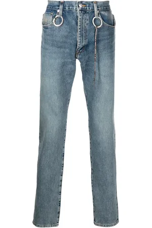MASTERMIND Mid-rise slim fit jeans