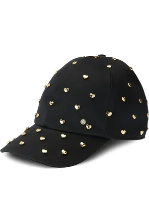 Le Mont St Michel Tiger stud-embellished cotton cap