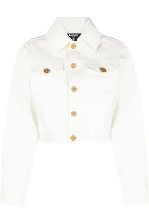 Balmain Cropped denim jacket