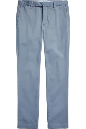 Ralph Lauren Logo-tag twill straight-leg trousers