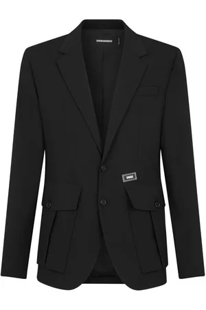 Dsquared2 Flap-pocket single-breasted blazer