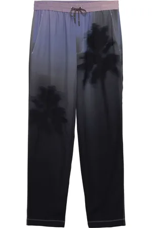 Simkhai Allister palm tree-print trousers