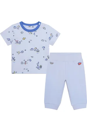 Kenzo Graphic-print organic cotton trouser set