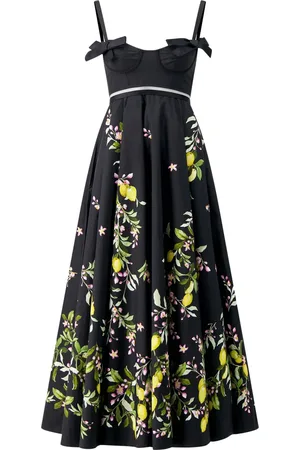 Giambattista Valli Saint-Tropez floral-print flared midi dress