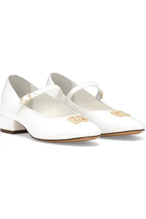 Dolce & Gabbana Logo-plaque leather pumps