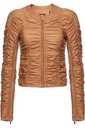 The latest collection of brown jackets for women