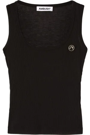 AMBUSH Round-neck ribbed-knit top