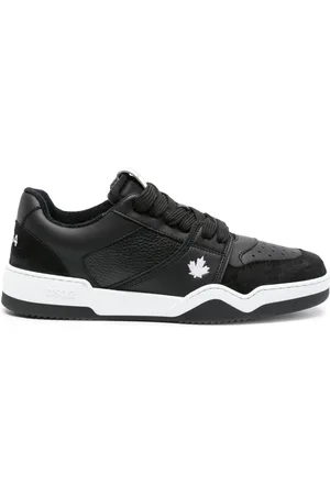 Dsquared2 Spiker leather trainers