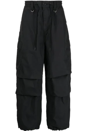 MASTERMIND Logo-print cotton-blend trousers