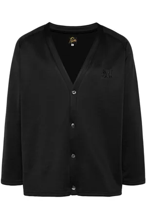 Pins & Needles Embroidered-logo V-neck cardigan