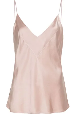 FORTE FORTE Stretch-silk sleeveless top