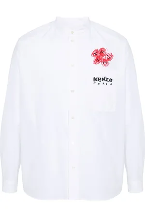 Kenzo Drawn Varsity cotton shirt