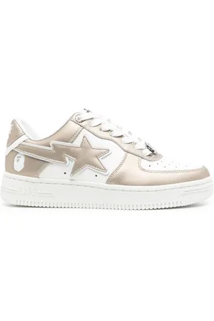 A Bathing Ape Bape Sta #4 leather sneakers