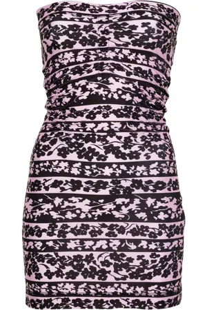 KNWLS Skinn Blossom-print minidress